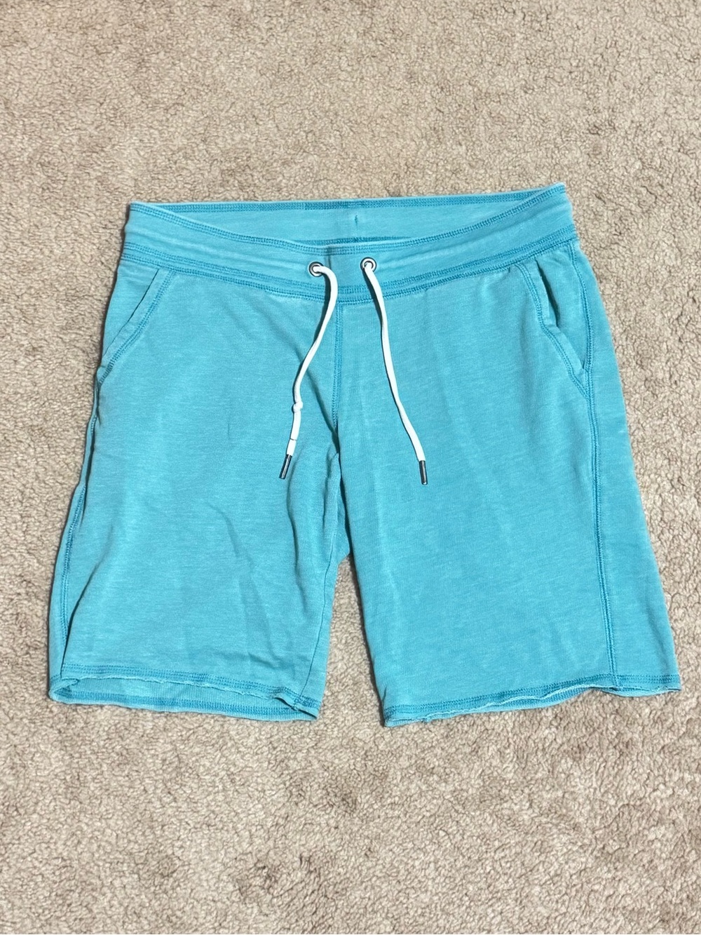 Mossimo Supply Co Women’s Teal Blue Drawstring Lounge Shorts SIZE S